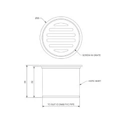 Ram 80mm Leak Control Floor Waste Round Top 5 Ram 80mm Leak Control Floor Waste Round Top -Bathroom Shop ram 80mm leak control floor waste round top specs