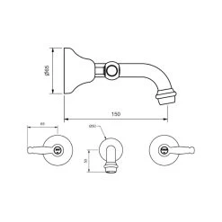 Ram Merino Lever Handle Bath Set -Bathroom Shop ram merino lever handle bath set specs