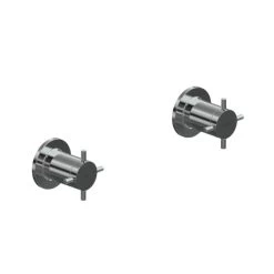 Ram Park Cross Handle Wall Stops With Jumper Valve