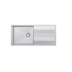 Abey Lugano Single Bowl Sink With Drainer