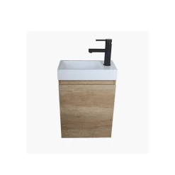 Castano Tirami 400 Ensuite Vanity Wall Hung Oak