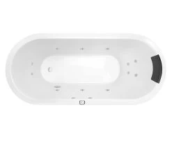 Decina Uno Contour 1700 12 Jet Island Spa Bath