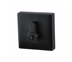 Trio Square Deadbolt Double Cylinder Matte Black WDB75BLK