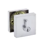 Trio Revive Double Cylinder Deadbolt Square Satin Chrome WDB75SCC 1 Trio Revive Double Cylinder Deadbolt Square Satin Chrome WDB75SCC -Bathroom Shop wdb75scc double cylinder deadbolt square satin chrome